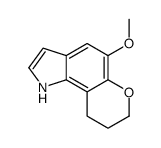 1,7,8,9-Tetrahydro-5-methoxypyrano(2,3-g)indole structure