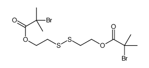 Bis[2-(2′-bromoisobutyryloxy)ethyl]disulfide Structure