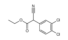 Benzeneacetic acid, 3,4-dichloro-a-cyano-, ethyl ester结构式