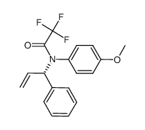 (S)-2,2,2-trifluoro-N-(4-methoxyphenyl)-N-(1-phenylallyl)acetamide Structure