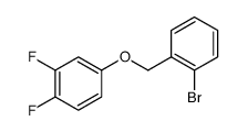 Benzene, 4-[(2-bromophenyl)methoxy]-1,2-difluoro Structure