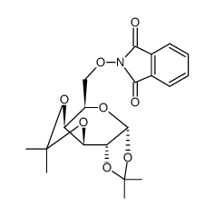 6-O-phthalimido-1,2:3,4-di-O-isopropylidene-α-D-galactopyranose Structure