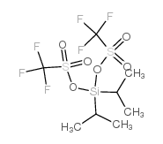 DIISOPROPYLSILYL BIS(TRIFLUOROMETHANESULFONATE) Structure