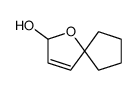 hydroxy-2 oxa-1 spiro(4,4) nonene-3 Structure