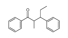 2-methyl-1,3-diphenyl-pentan-1-one结构式