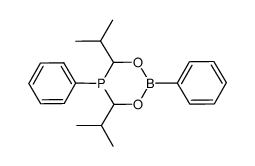 2,5-diphenyl-4,6-diisopropyl-1,3,2,5-dioxaboraphosphorinane结构式