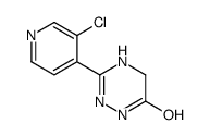 3-(3-chloropyridin-4-yl)-2,5-dihydro-1H-1,2,4-triazin-6-one结构式