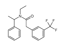 N-ethyl-N-(1-phenylethyl)-2-[3-(trifluoromethyl)phenyl]acetamide Structure