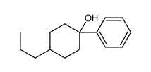 1-phenyl-4-propylcyclohexan-1-ol结构式