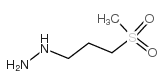 (3-methylsulfonyl-propyl)-hydrazine Structure