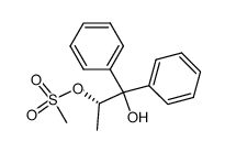 (S)-2-methanesulfonyloxy-1,1-diphenyl-1-propanol Structure