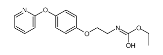 ethyl N-[2-(4-pyridin-2-yloxyphenoxy)ethyl]carbamate Structure