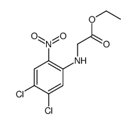 ethyl 2-(4,5-dichloro-2-nitroanilino)acetate Structure