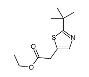 ethyl 2-(2-tert-butyl-1,3-thiazol-5-yl)acetate Structure