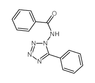 N-(5-phenyltetrazol-1-yl)benzamide结构式