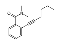 2-hex-1-ynyl-N,N-dimethylbenzamide Structure