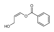 Benzoic acid (Z)-3-hydroxy-propenyl ester Structure