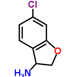 6-Chloro-2,3-dihydro-1-benzofuran-3-amine structure