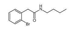 2-(2-bromophenyl)-N-butylacetamide Structure