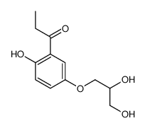 5'-(2,3-Dihydroxypropoxy)-2'-hydroxypropiophenone structure