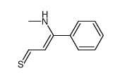 3-methylamino-3-phenylpropene-1-thione Structure