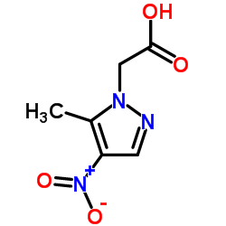 (5-METHYL-4-NITRO-PYRAZOL-1-YL)-ACETIC ACID结构式