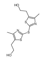 bis-[5-(2-hydroxy-ethyl)-4-methyl-thiazol-2-yl]-sulfide结构式