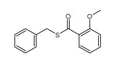 S-benzyl 2-methoxybenzenecarbothioate结构式