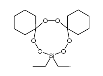 17,17-diethyl-7,8,15,16,18,19-hexaoxa-17-siladispiro[5.2.5.5]nonadecane Structure