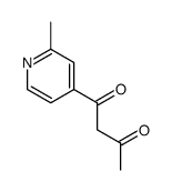 1-(2-Methyl-4-pyridinyl)-1,3-butanedione Structure