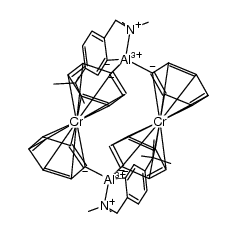 [(5-tBu-2-(Me2NCH2)C6H3)Al(η6-C6H5)2Cr]2 Structure