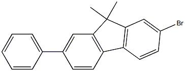 2-bromo-9,9-dimethyl-7-phenyl-9H-fluorene Structure