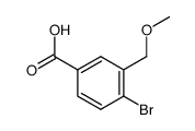 4-bromo-3-(methoxymethyl)benzoicacid Structure