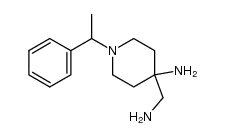 4-aminomethyl-1-(1-phenyl-ethyl)-piperidin-4-ylamine Structure