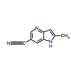 6-Cyano-2-Methyl-4-azaindole结构式