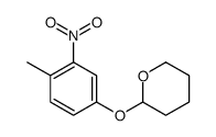 2-(4-methyl-3-nitrophenoxy)oxane Structure