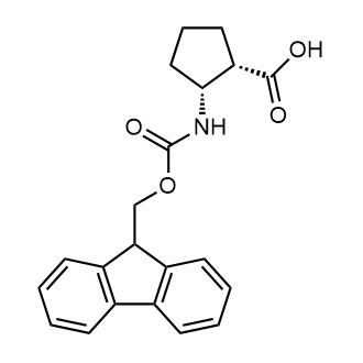 (1S,2R)-2-((((9H-Fluoren-9-yl)methoxy)carbonyl)amino)cyclopentane-1-carboxylic acid picture