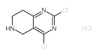 2,4-Dichloro-5,6,7,8-tetrahydropyrido[4,3-d]pyrimidine hydrochloride Structure