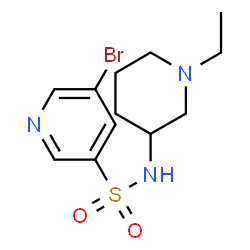 5-bromo-N-(1-ethylpiperidin-3-yl)pyridine-3-sulfonamide picture