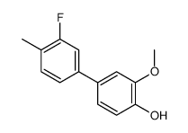 4-(3-fluoro-4-methylphenyl)-2-methoxyphenol Structure