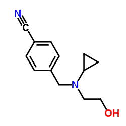 4-{[Cyclopropyl(2-hydroxyethyl)amino]methyl}benzonitrile picture