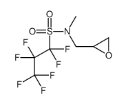 1,1,2,2,3,3,3-heptafluoro-N-methyl-N-(oxiran-2-ylmethyl)propane-1-sulfonamide Structure