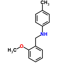 N-[(2-methoxyphenyl)methyl]-4-methylaniline Structure