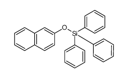 (naphthalen-2-yloxy)triphenylsilane结构式