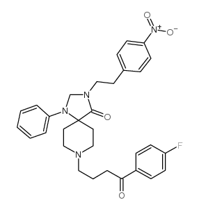 N-(p-Nitrophenethyl)spiperone Structure