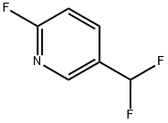 5-二氟甲基-2-氟吡啶结构式