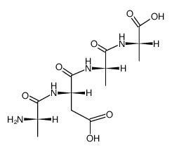 Ala-Asp-Ala-Ala结构式