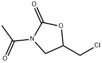 3-acetyl-5-(chloromethyl)-1,3-oxazolidin-2-one Structure