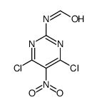 N-(4,6-dichloro-5-nitropyrimidin-2-yl)formamide Structure