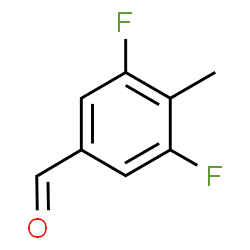 3,5-二氟-4-甲基苯甲醛结构式